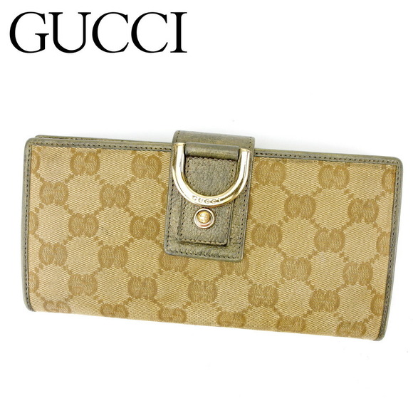 Gucci long Leather Wallet GG beige accessory - Picture 1 of 6